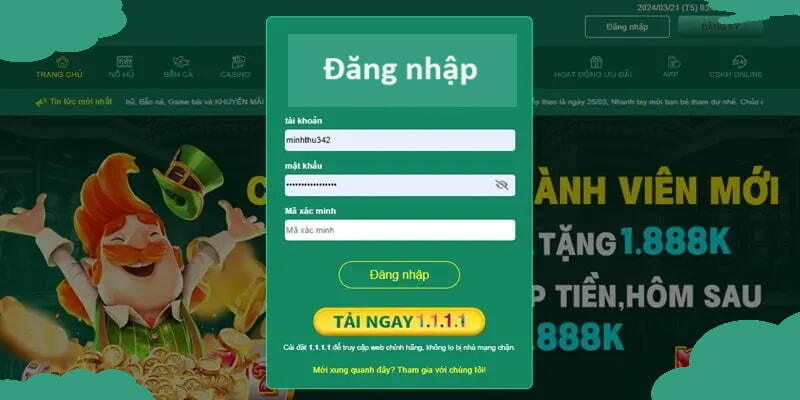 Đăng nhập CWIN trên wesite đơn giản nhất