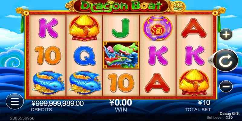 Dragon Boat slot từ CQ9 trên CWIN có bố cục 5x3