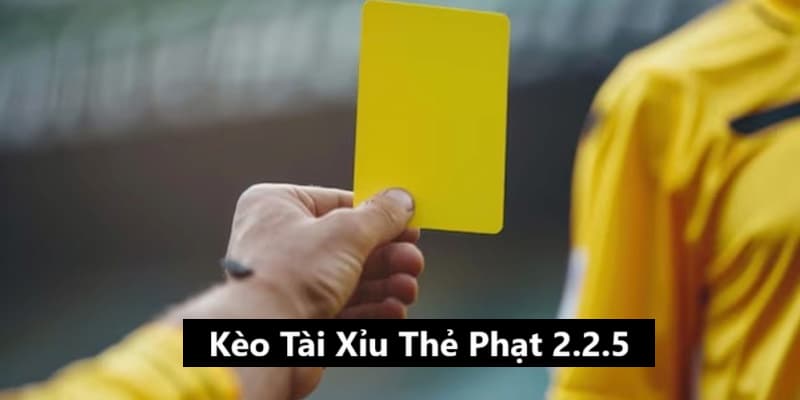 Kèo tài xỉu thẻ phạt 2.2.5