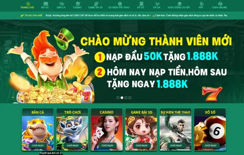 Khuyến mãi ngập tràn của cổng game cho tất cả hội viên